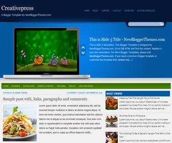 Creativepress Blogger Template