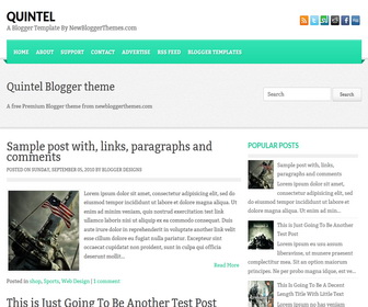 Quintel Blogger Template