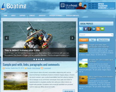 Boating Blogger Template