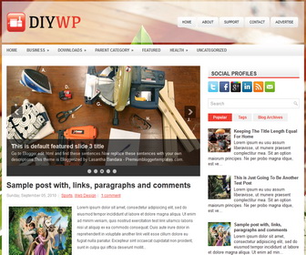 DIYWP Blogger Template