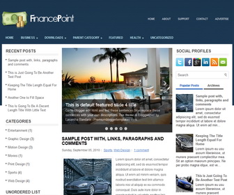 FinancePoint Blogger Template