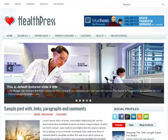 HealthPress Blogger Template