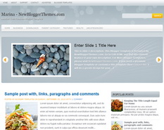 Marina Blogger Template