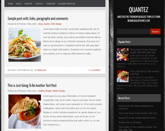 Quantez Blogger Template