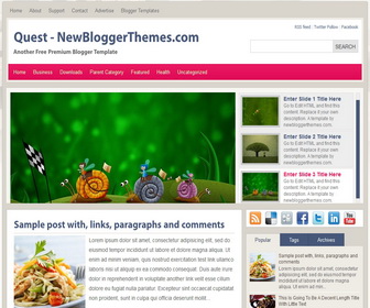 Quest Blogger Template