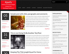Ajaxify Blogger Template