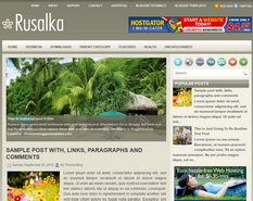 Rusalka Blogger Template