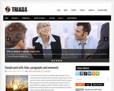 Triada Blogger Template