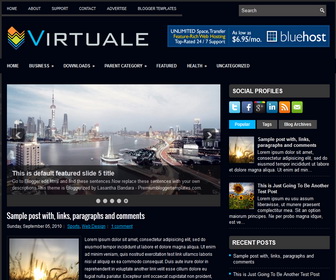 Virtuale Blogger Template