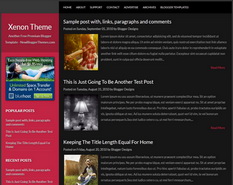 Xenon Blogger Template