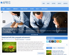 Apris Blogger Template