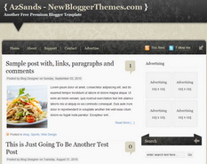 AzSands Blogger Template