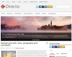 Directa Blogger Template