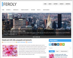 Feroly Blogger Template