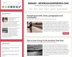 Binary Blogger Template