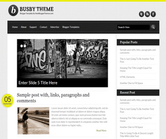 Busby Blogger Template