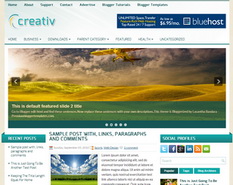 Creativ Blogger Template