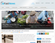 FastNews Blogger Template