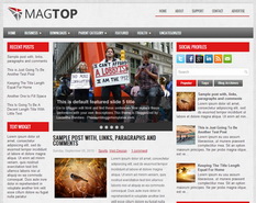 MagTop Blogger Template