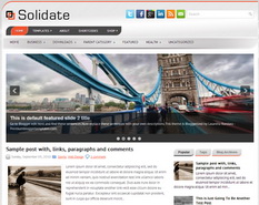 Solidate Blogger Template