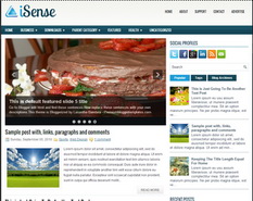 iSense Blogger Template