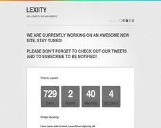 Lexiity Blogger Template