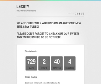 Lexiity Blogger Template