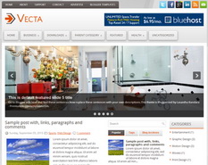 Vecta Blogger Template