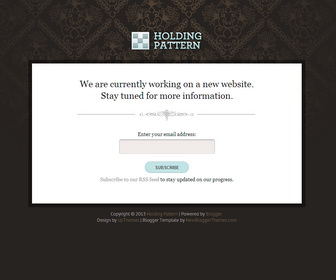 Holding Pattern Blogger Template