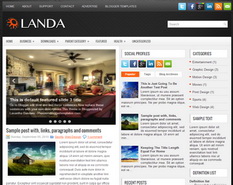 Landa Blogger Template