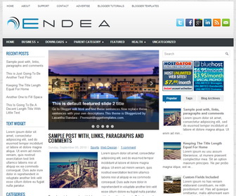 Endea Blogger Template