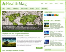 HealthMag Blogger Template