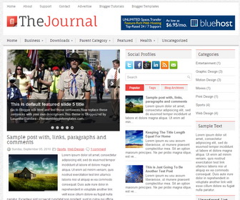 TheJournal Blogger Template