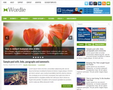 Wordie Blogger Template