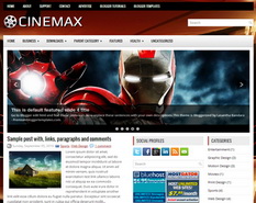 Cinemax Blogger Template
