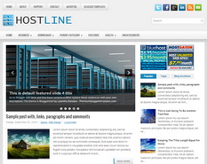 HostLine Blogger Template