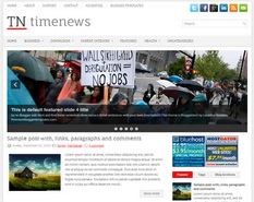 TimeNews Blogger Template