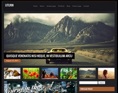 Uturn Blogger Template