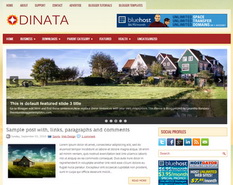 Dinata Blogger Template