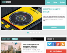 Geek Press Blogger Template