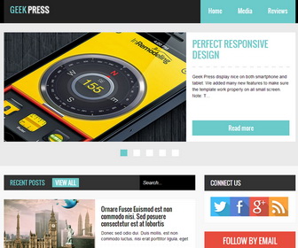 Geek Press Blogger Template