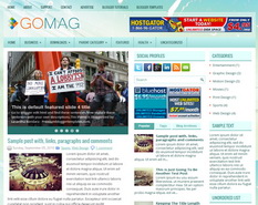 GoMag Blogger Template