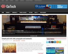 GoTech Blogger Template