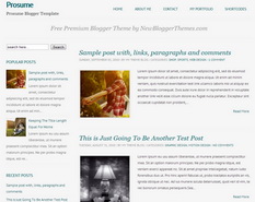 Prosume Blogger Template