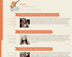 Fiore Blogger Template