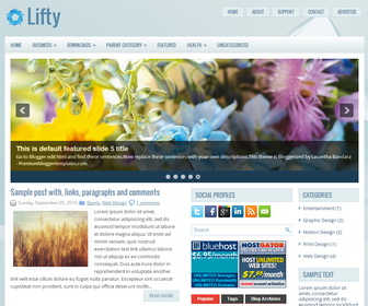 Lifty Blogger Template