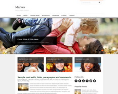 Markes Blogger Template