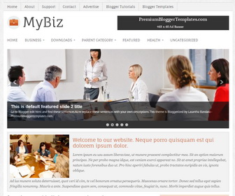 MyBiz Blogger Template