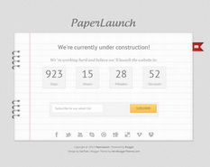 PaperLaunch Blogger Template