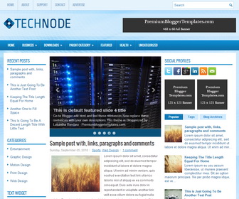 TechNode Blogger Template